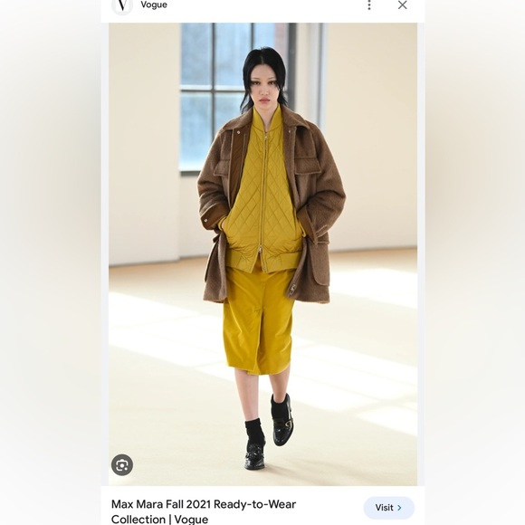 Max Mara Runway Label-cut “Crotone “ Bomber Jacket Sizs: US 2/4 Fall/Winter - Picture 5 of 17